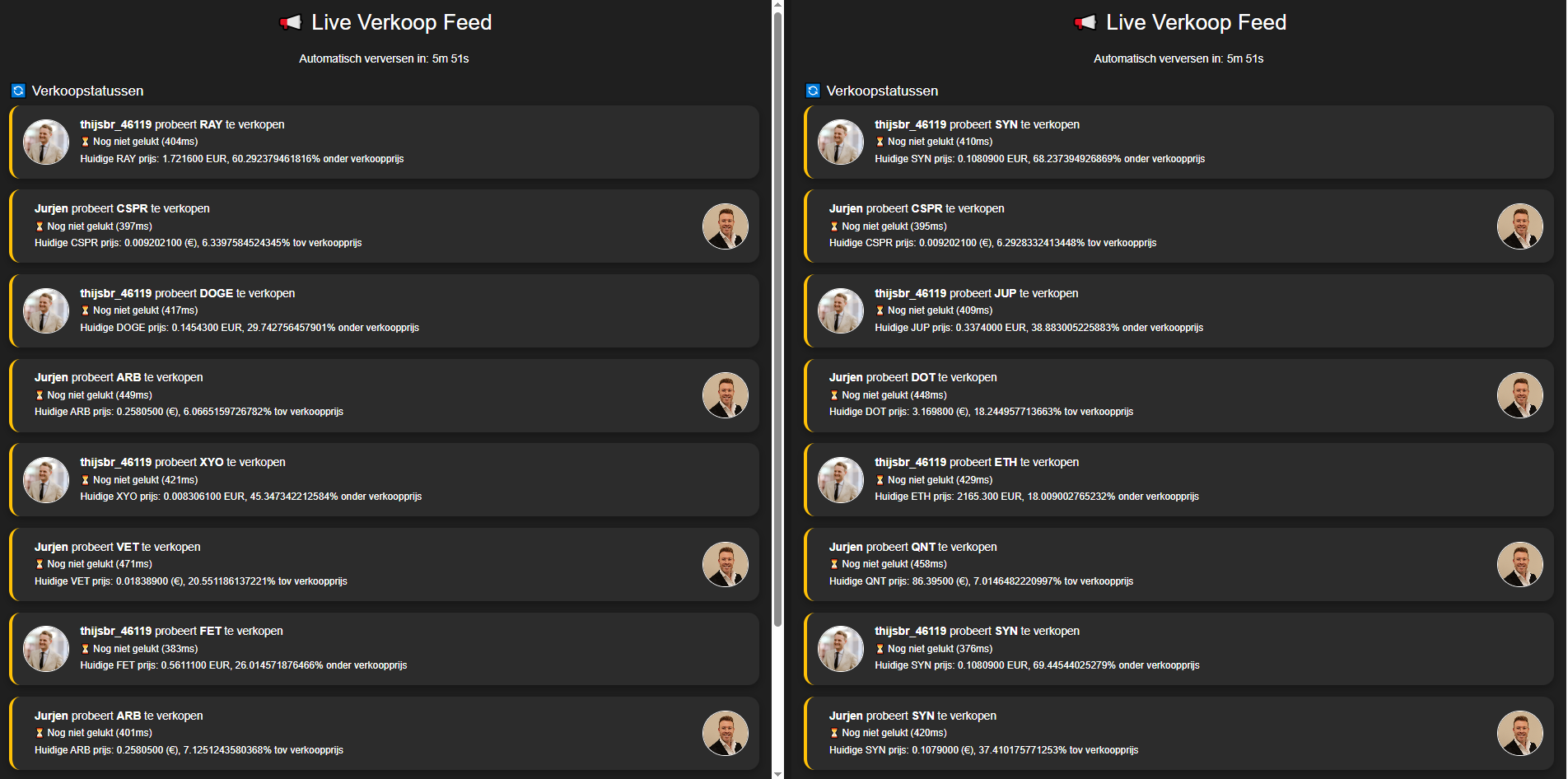 Live verkopen